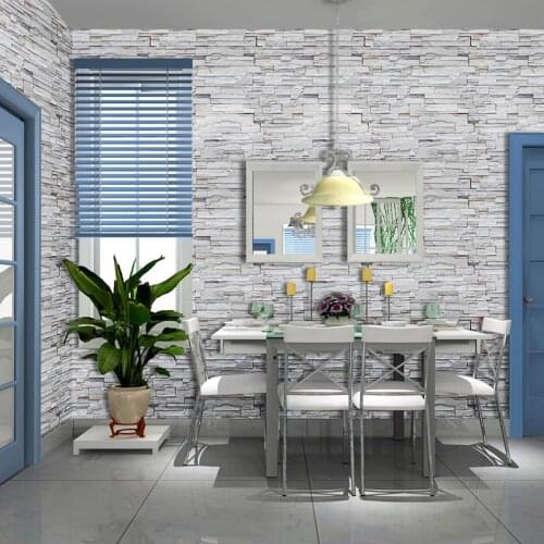 45cm Simulation Stone wall paper room with glue wall self-adhesive paper
