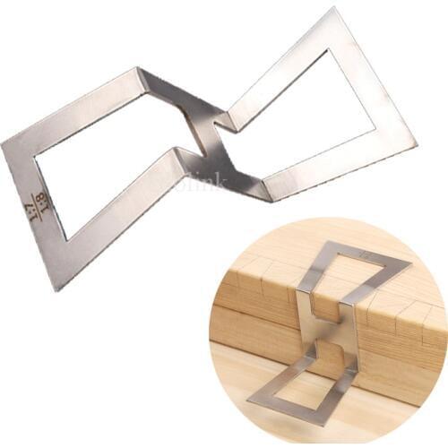 Stainless Steel Dovetail Gauge Dovetail Marker Hand Cut Wood Joints Gauge Dovetail Guide Marking Size 1:5-1:6 1:7-1:8