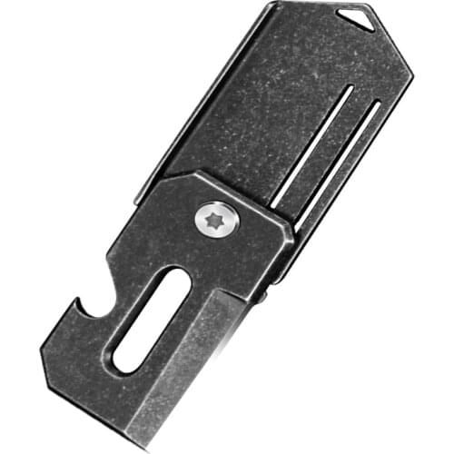 EDC Multifunction Pocket Fold Knife Multipurpose Keychain Multi Bottle Opener Mini Keyring Peel Cutting Camping Outdoor Tool