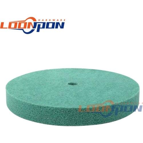 25mm/1inch Thickness Nylon Fiber Polishing Wheel Non-woven Unitized Wheel 9P 320# 1Pc