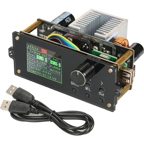 DPX Series 1.8" Color Screen Display CNC Adjustable Constant Voltmeter Power Supply Step-down Module Integrated Voltage Ammeter