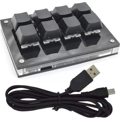 Portable mini 8 Keys Keypad DIY Shortcut Keyboard function sayodevice Programmable Mechanical Keyboard Gaming Keyboard Keyb Z6T0