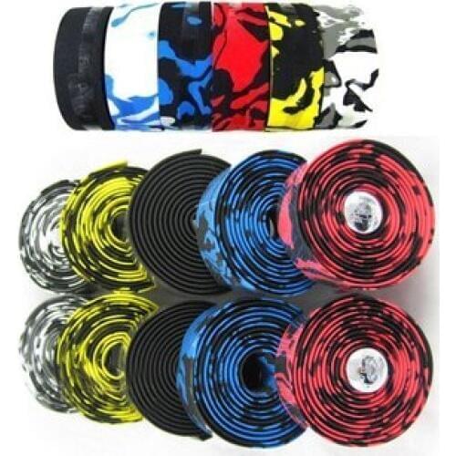 Kmotion Cycling anti-slip Muti-color Handle Belt Road Bike Cork Sports Handlebar Bandage Wrap Bicycle Accessories