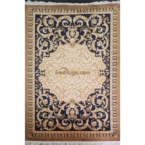 Chinese aubusson carpetswool carpet french livingroom rug Made French savonery Hmade Square large room rug