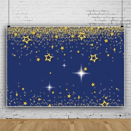 Light Spots and Stars Twinkling Portrait Photography Backdrop Party Decor Kids Birthday Photo Background Studio Photocall Props