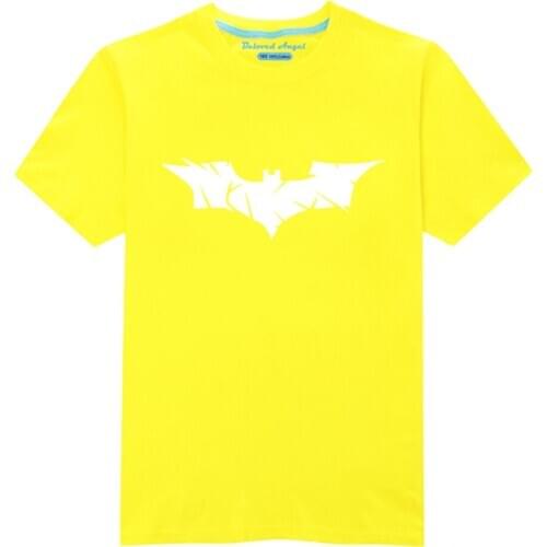 Luminous Print T Shirt Baby Boys Girls Summer Short Sleeve T-shirts Cotton Kids Fashion Casual Clothes Tops Glow In Dark