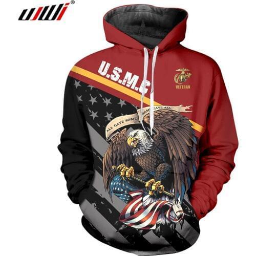 UJWI New USA Hoodies Men/Women Sweatshirt JULY FOURTH Hooded UnitedStates America Independence Day Hoody 3D National Flag