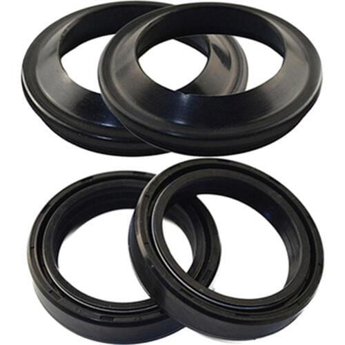 2 Set 41x54x11 Motorcycle Front Fork Damper Oil Seal And Dust Seal Kit