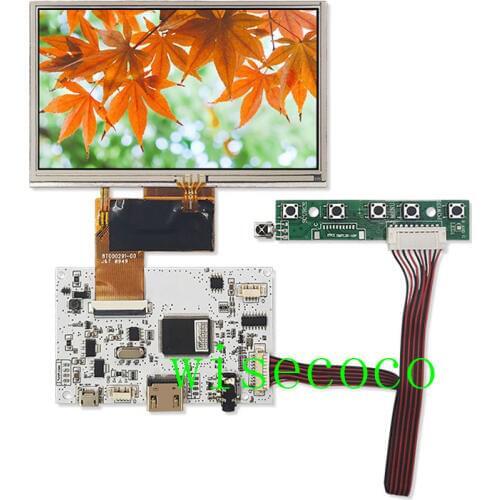 5 inch 480*272 TFT AT050TN33 v.1 Lcd display screen touch with controller board