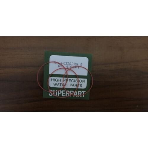 Free Shipping 1 Set 0.9mm Red Small Size Watch Crystal O-Ring Gasket for Watch Repair