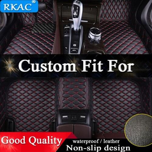 RKAC Custom fit 3D Car floor mats for Mercedes Benz A C W204 W205 E W211 W212 W213 S class CLA GLC ML GLE GL carpet floor liner