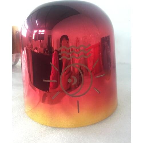 Multi color quartz singing bowl perfect pitch 3th octave C note Root chakra for sound healing