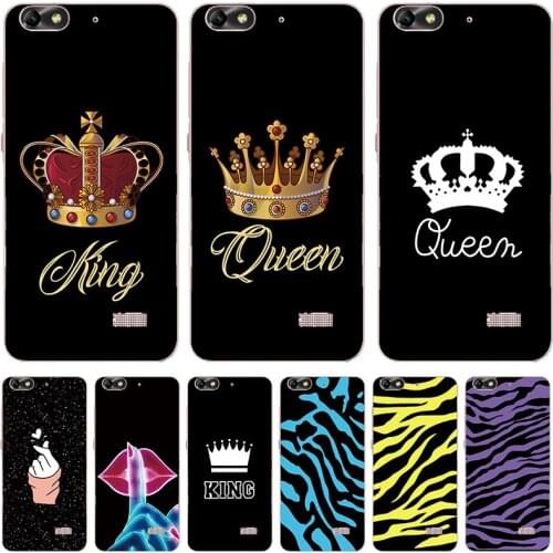 Soft Phone Case for Huawei Honor 4C CHM-U01 / G Play Mini / C8818 Cases Panda Funda Colorful Flower Silicone TPU Back Cover