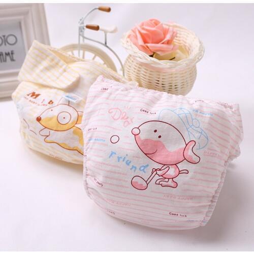 New Cartoon Breathable Cotton 0-12 Months Washable Baby Nappy Waterproof Reusable Baby Cloth Diapers