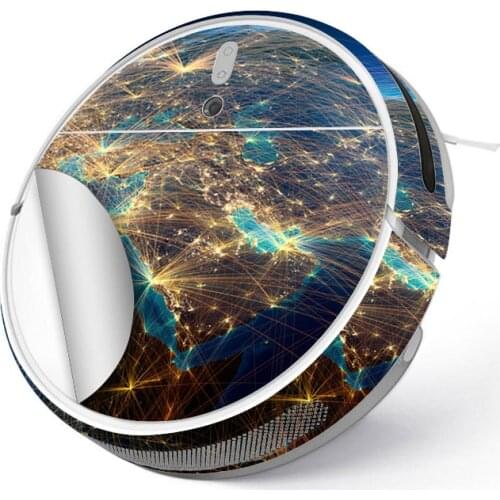 Provide Customized Custom Universe Cartoon Sticker for xiaomi Robot Robotic 1C Mop Vacuum Cleaner Skin Spare Parts Accessories