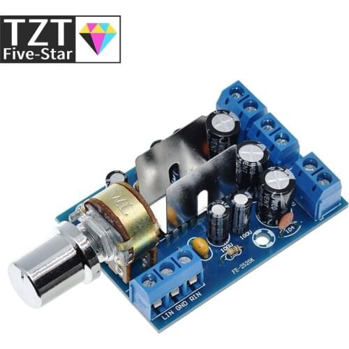 TEA2025B Mini Audio Amplifier Board Dual Stereo 2.0 Channel Amplifier Board For PC Speaker 3W+3W 5V 9V 12V CAR DIY KIT