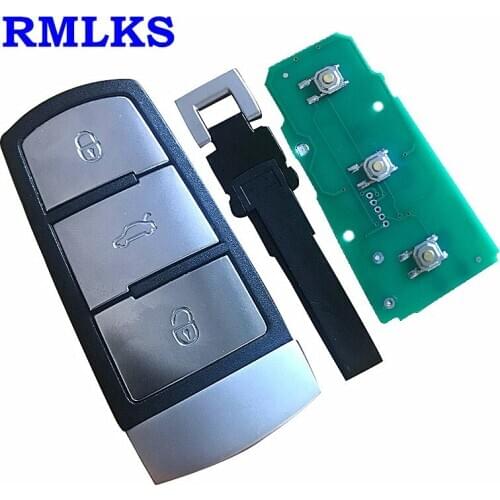 3 Buttons Remote Key 3C0 959 752 BA For Volkswagen Magotan Passat CC 2005 2006 2007 2008 2009 2010 433 Mhz With ID48 Chip