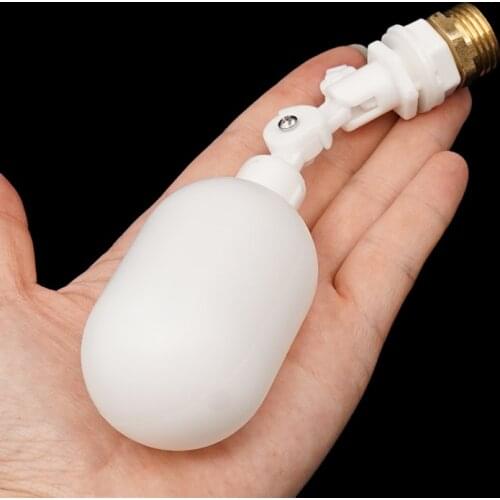 1/2" inlet White Plastic Adjustable Auto Fill Float Ball Valve Water Control Switch For Water Tower Water Tank