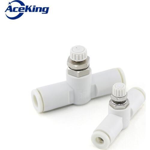 Throttle valve pipe joint AS1001F / 2001f / 2051f / 3001f/4001F-04/06/08/10/12 tracheal through fast limit flow valve connector