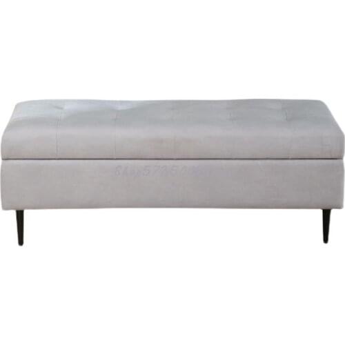 Wash Free Technology Cloth Shoes Changing Stool Clothing Store Sofa Strip Storage Stool Shoes Store Storage Stool Household Bedr