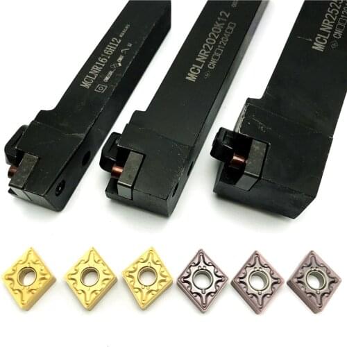 MCLNR1616H12 MCLNR2020K12 MCLNR2525M12 External Tool Holder +10PCS Carbide inserts CNMG120404 CNMG120408 Cutting lathe tools