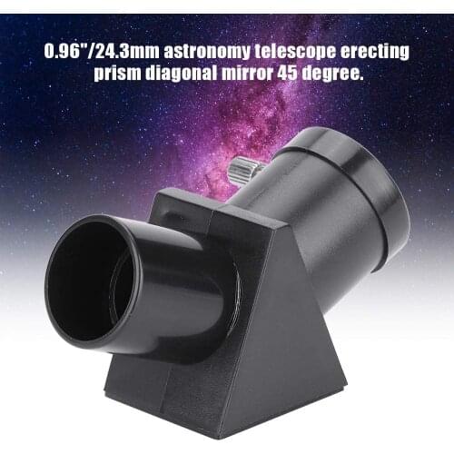 45 Degree Zenith Diagonal Mirror Prism Adapter Positive Mirror Astronomical Telescope Accessories 0.965inch TA3179
