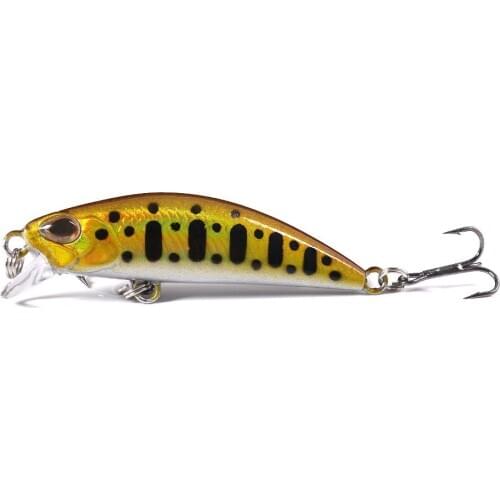 1PCS 55MM 5g Fishing Lure Quality Minnow Lure 3D Eyes Plastic Hard Bait Pesca Artificial Jig Wobblers Crank bait Fishing Bait