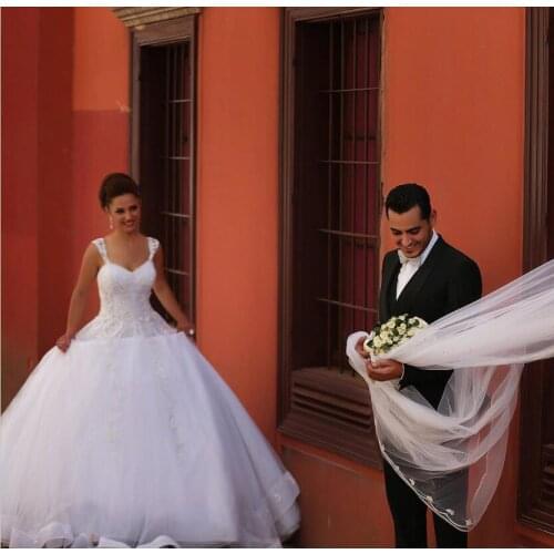 2021 Lace Custom Made Wedding Dresses White Ivory Bridal Gowns Sweetheart Neck Plus Size Up Back Beading Organza