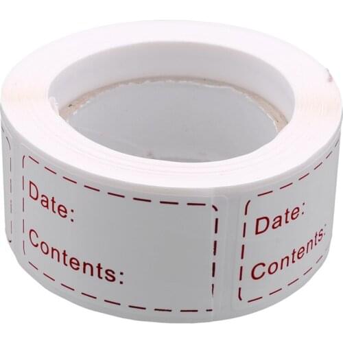 300Pcs Removable Freezer Labels 1 x 3 Inch Food Storage Stickers, Refrigerator Freezer Paper Label Easy Clean