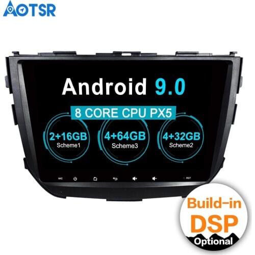 9" 2 Din Android 9.0 Car no DVD Player GPS Radio for Vitara Breeza 2015-2017 navigation multimedia stereo auto Headunit DSP 64GB
