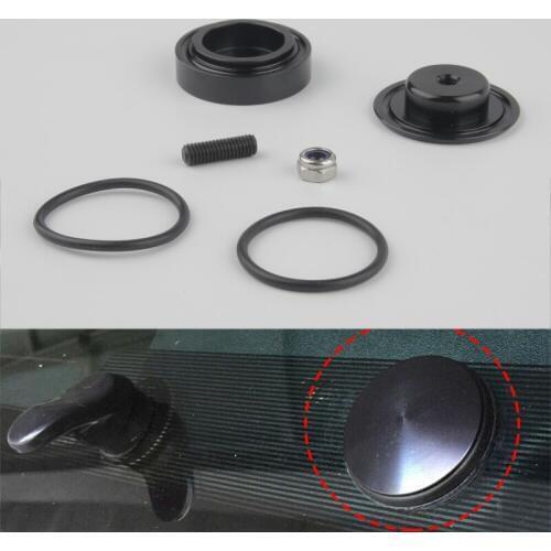 Car Rear Wiper Delete Kit O-ring Seal Nut Screw Block Off Plug Cap For Acura RSX DC5 Integra For Mazda 3 Hatchback Speed 3 Etc
