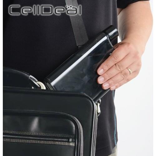 Notebook Paper Bottle 350ml/420ml Creative Clear Flat Cup Easy Carry Artistic Drinks Kettle Various Colors Choice Office School