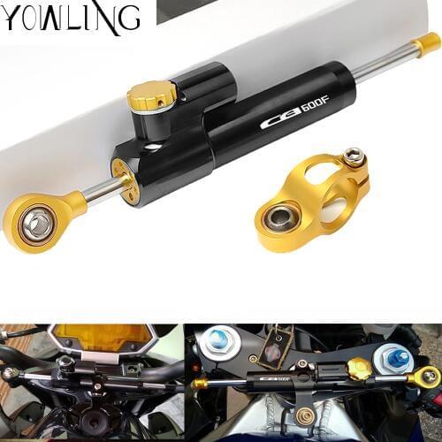 For HONDA Hornet 600 CB600F 1998-2014 2000 2005 2006 2007 2008 2009 2010 CNC Motorcycle Damper Steering Stabilize Safety Control
