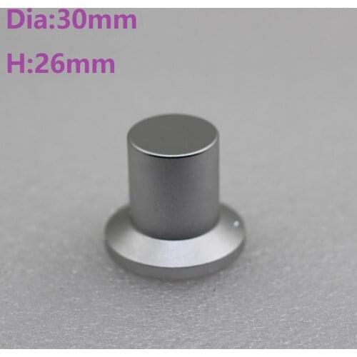 Dia30*H26mm Aluminum Alloy Solid Knob Volume Potentiometer Audio Power Amplifier Knob HIFI