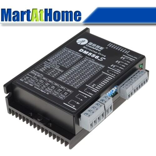 Leadshine DM556S 2-phase Stepper Driver DSP Max. 200KHz 24V/36V DC Can Drive 4/6/8-phase Stepper Motor #SM019 @SD