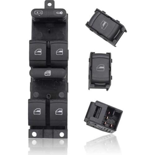 Car interior Driver Side Master Power Window Switch Button For Passat B5 Bora Golf 4 MK4 Seat Leon Toledo 1J4959857D 3B0959855B