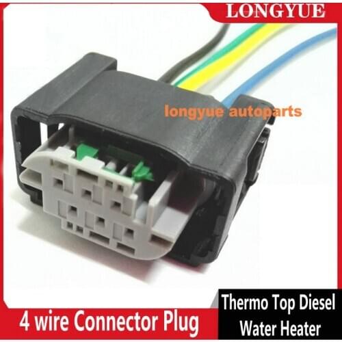 Longyue 10pcs 4 wire Connector Plug for Webasto Thermo Top Diesel Water Heater C, Z, E, P