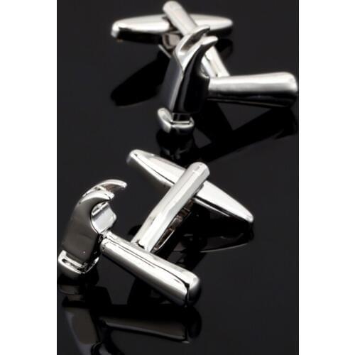 Mens stainless steel Hammer cufflinks lawyer hammer style business cufflinks male French shirt cufflink gemelos