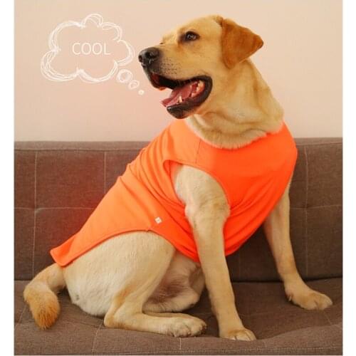 Big Dog Clothes Summer Thin Vest Golden Retriever Satsuma Medium and Large Dog Clothes Dog Jacket
