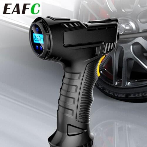 Digital LED Smart Car Air Compressor Pump Portable Handheld Car Tire Inflator Electric Air Pump 150 PSI Repair Tool Accessories