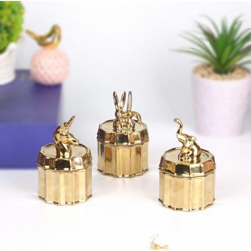 Gold-plated Pet Ashes Storage Box Pet Urns Keepsake Urns