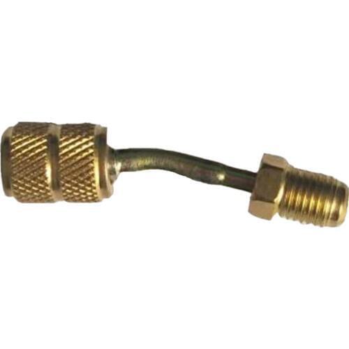 Split Ductless Service Port Connector, 5/16" SAE Female To 1/4" Sae Male