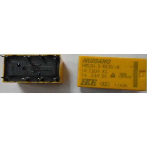 HRS2H-S-DC5V-N 5VDC 1A 120VAC HKE DIP8 4078 HUIGANG RELAY 2From C,New and original