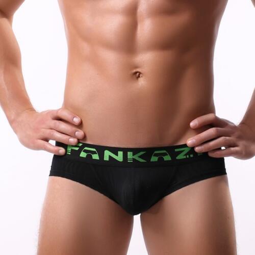 Sexy Men Underwear Ice Silk Boxers Shorts Man Thin Breathable Panties Man U Convex Pouch Underpants Cueca masculina ropa S-XL