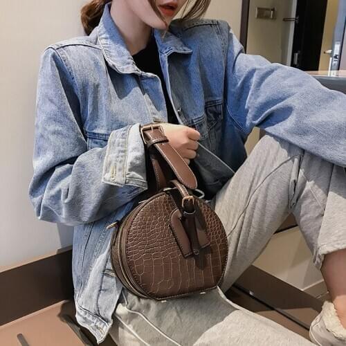HISUELY Alligator Pattern Crossbody Bags For Women 2021 Luxury purses and handbags Designer Small Messenger Bags bolsa feminina