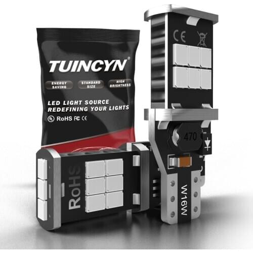 2x T15 W16W Canbus LED Backup Reverse Light For Kia Rio K2 3 Armrest Ceed Sportage Sorento Cerato Soul Picanto Optima K3