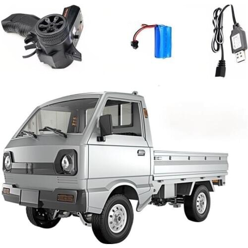 WPL D12 1:10 4WD RC Car Simulation Drift Climbing Truck LED Light on-road 260 Brushed Motor D12 Car 1/10 Toys Gifts for Boys