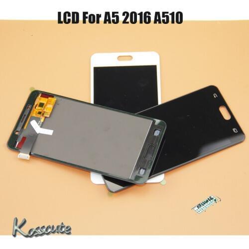 LCD for SAMSUNG Galaxy A5 2016 LCD Display A510 A510F A510M SM-A510F Touch Screen Digitizer LCD Replacement adjustable bright