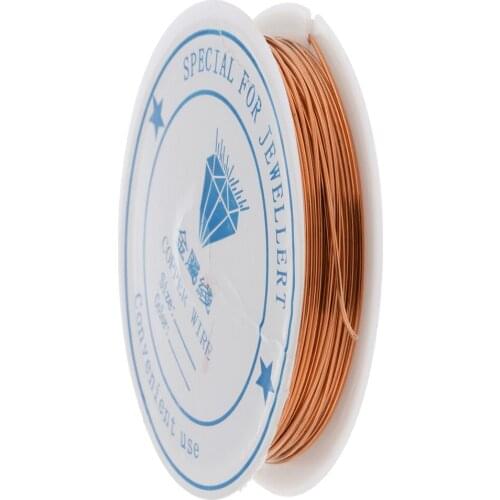 1 Roll DIY Jewellery Making Finding Beading Copper Wrap Wire String Cord Thread