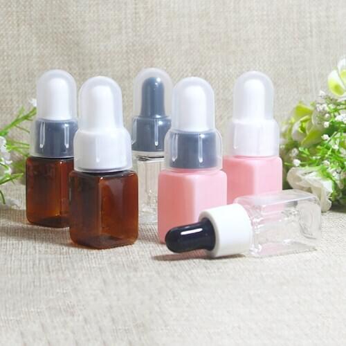 10pcs/lot 10ml Empty Plastic PET Essential Oils Bottles In Refillable Cosmetic Container for Essential Oil Dropper Travel Bottle